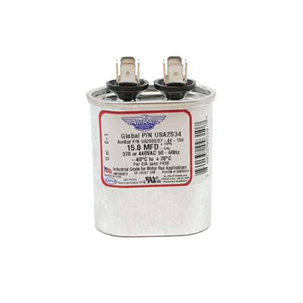 CAPACITOR  VENTILADOR 15MF 370 440 VAC MARCA  GB