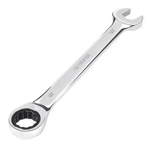 LLAVE COMBINADA MATRACA REVERSIBLE 3/8 MARCA TRUPER