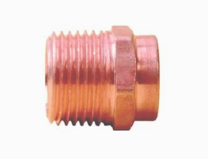 CONECTOR CU ROSCA EXTERIOR 25MM (1) MARCA NACOBRE