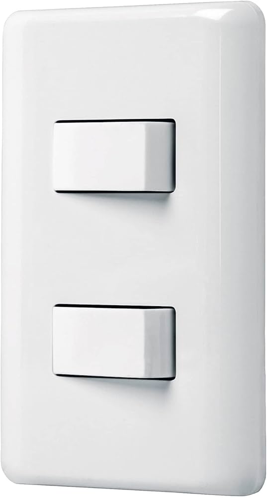 PLACA ARMADA 2 INTERRUPTORES SENCILLO COLOR BLANCO MARCA VOLTECKrn