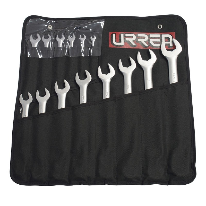 JUEGO 14 LLAVES COMB SATIN 12 PTAS MOD 1200DA MARCA URREA