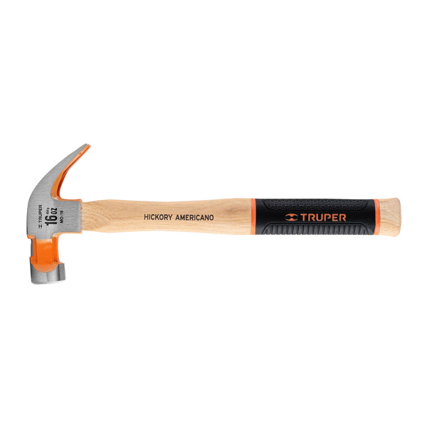 MARTILLO PULIDO 16 OZ UÑA CURVA MANGO MADERA MARCA TRUPERrn