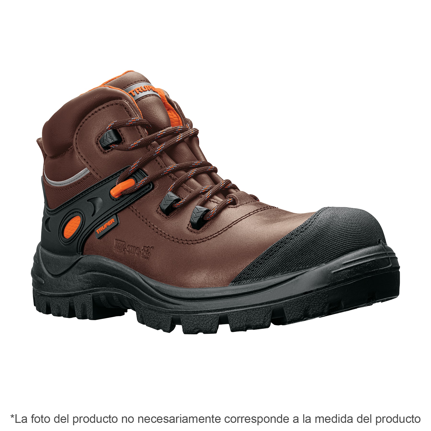 BOTAS DE SEGURIDAD CAFE #25 DIELECTRICA ANTIFATIGA MARCA TRUPER