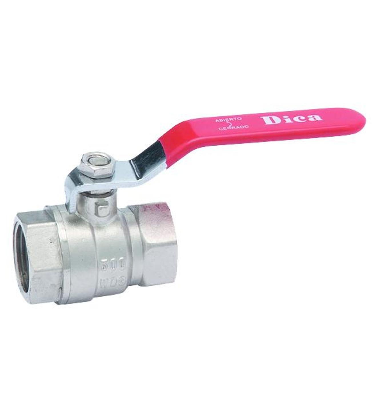 VALVULA ESFERA ROSCABLE 300 LB WOG 25 MM MARCA DICA
