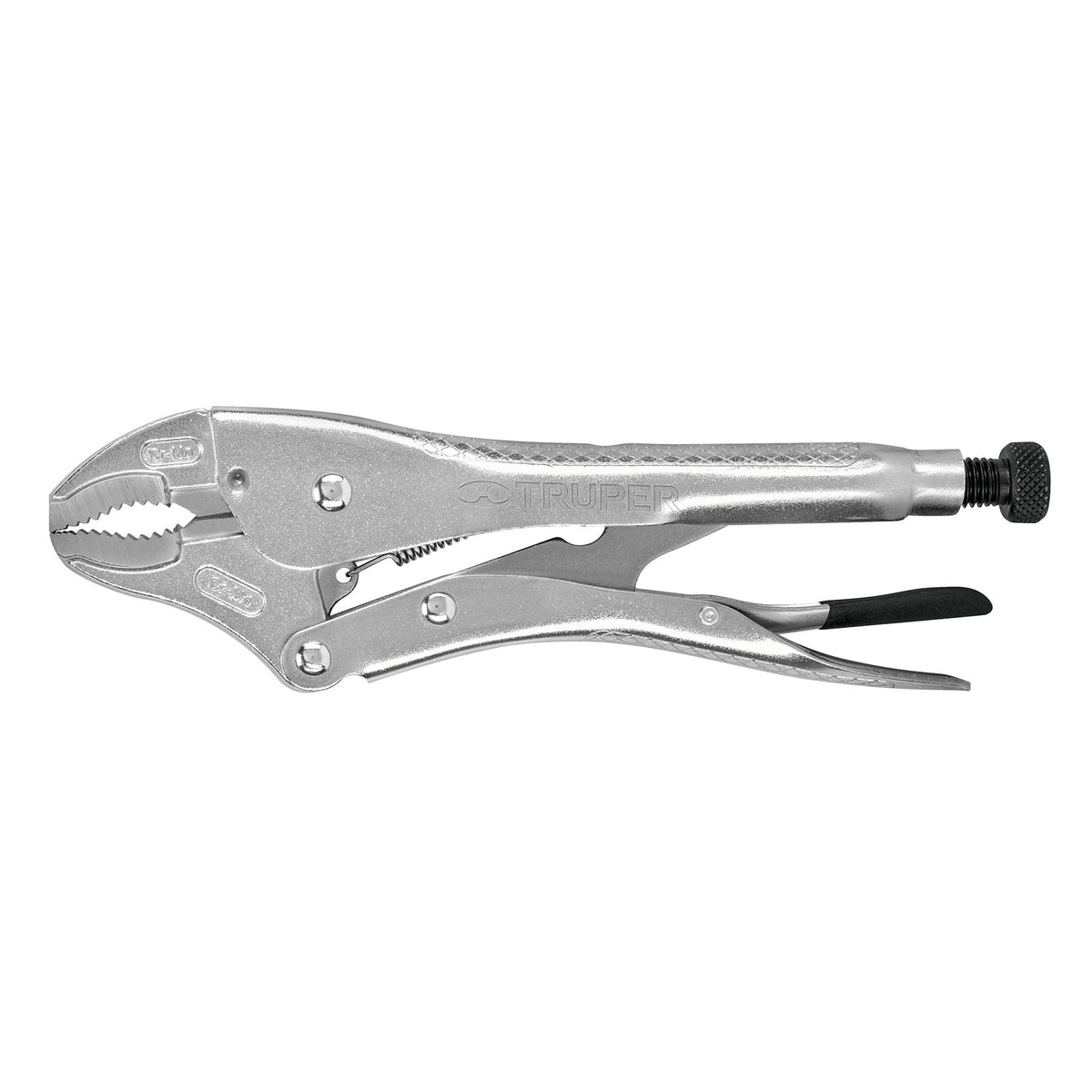 PINZA DE PRESION MORDAZA CURVA 10 MARCA TRUPER