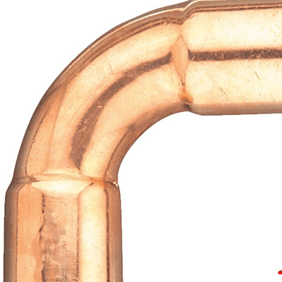 CODO 90 CU CXC 25MM (1 1/8) RADIO LARGO MARCA  GD COOPER