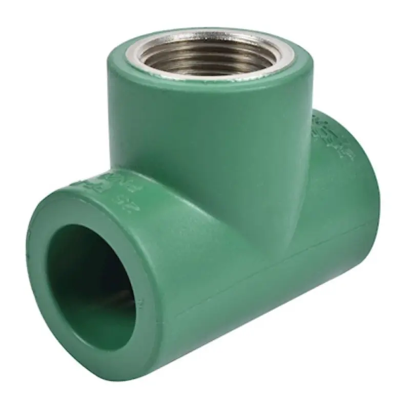 TEE PPR ROSCA CENTRAL HEMBRA 25 X 3/4 TUBOPLUS MARCA ROTOPLAS