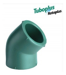 CODO 45 PPR 20 MM (1/2) TUBOPLUS MARCA  ROTOPLAS