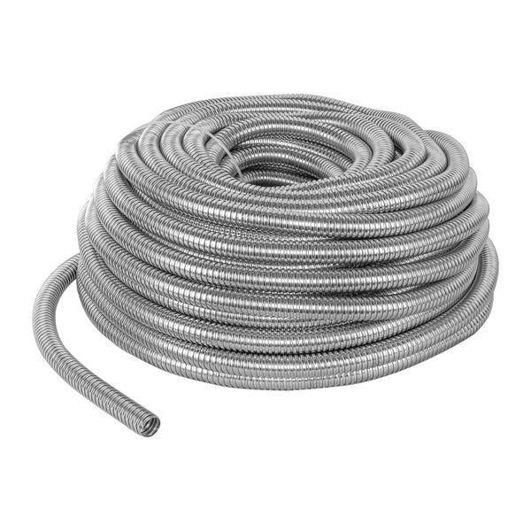 ROLLO TUBO FLEXIBLE METALICO DE 3/4 X 50 M MARCA VOLTECK