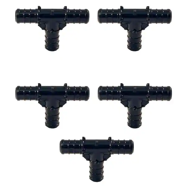 TEE PLASTICA PARA PEX & PERT 1 X 3/4 X 3/4 MARCA BIOVALTIC