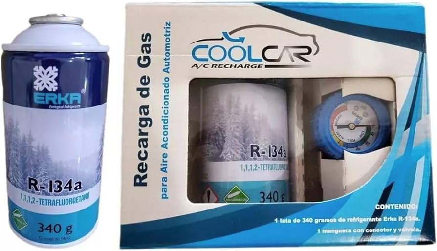 KIT COOLCAR R134 A LATA DE 340 GMS MARCA ERKA
