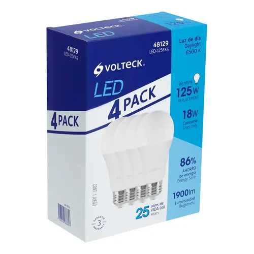 LAMPARA LED A19 18W (EQUIV. 135W) LUZ DE DIA MARCA VOLTECK