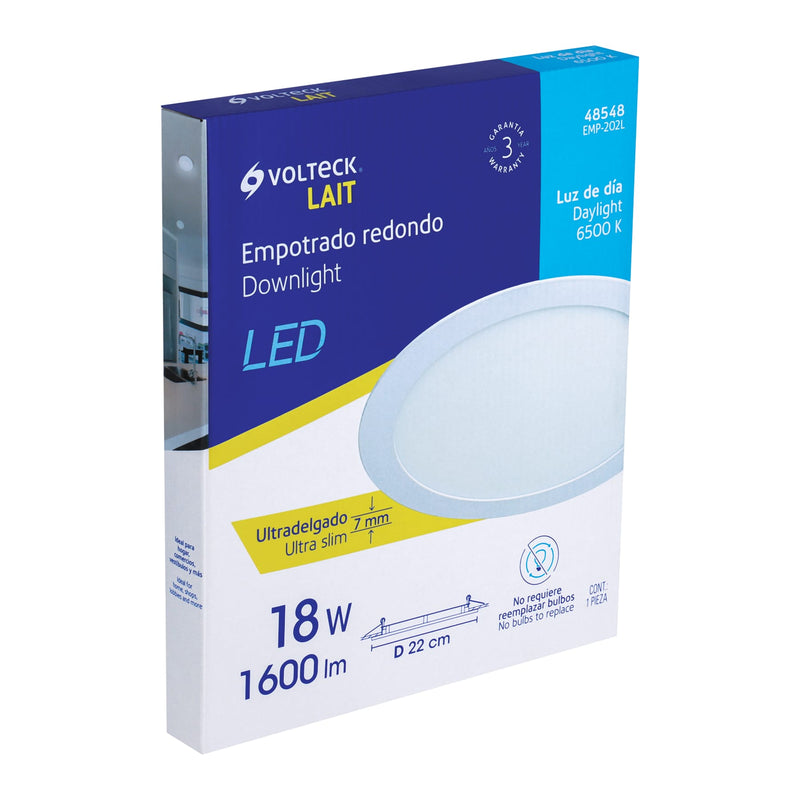 LUMINARIO PARA EMPOTRAR DE LED VOLTEK