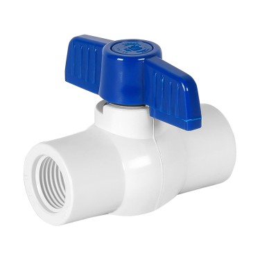 VALVULA ESFERA PVC HIDRAULICO 13MM ROSCABLE MARCA FOSET