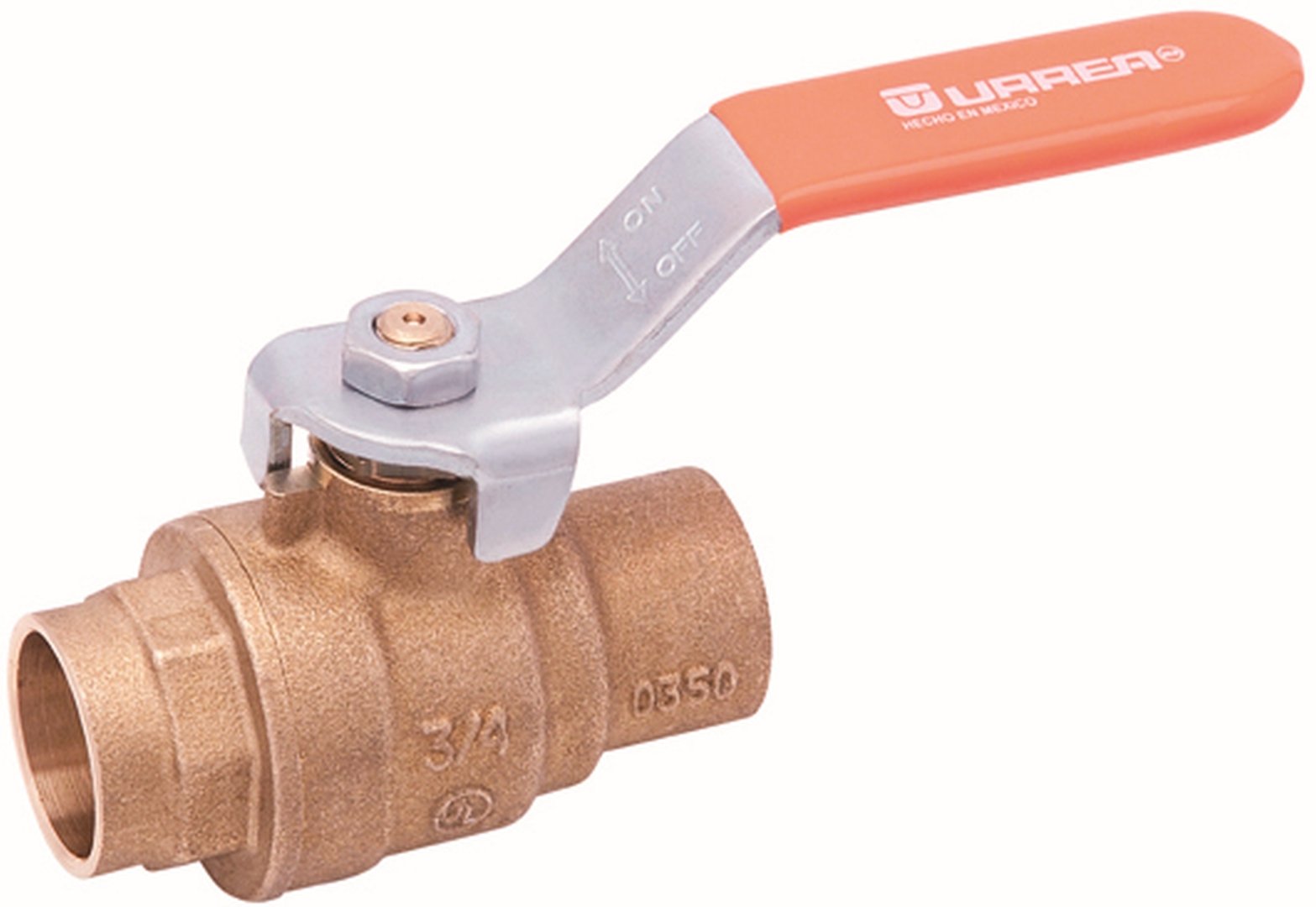VALVULA BOLA SOLDABLE 1 1/2 38MM MARCA URREA
