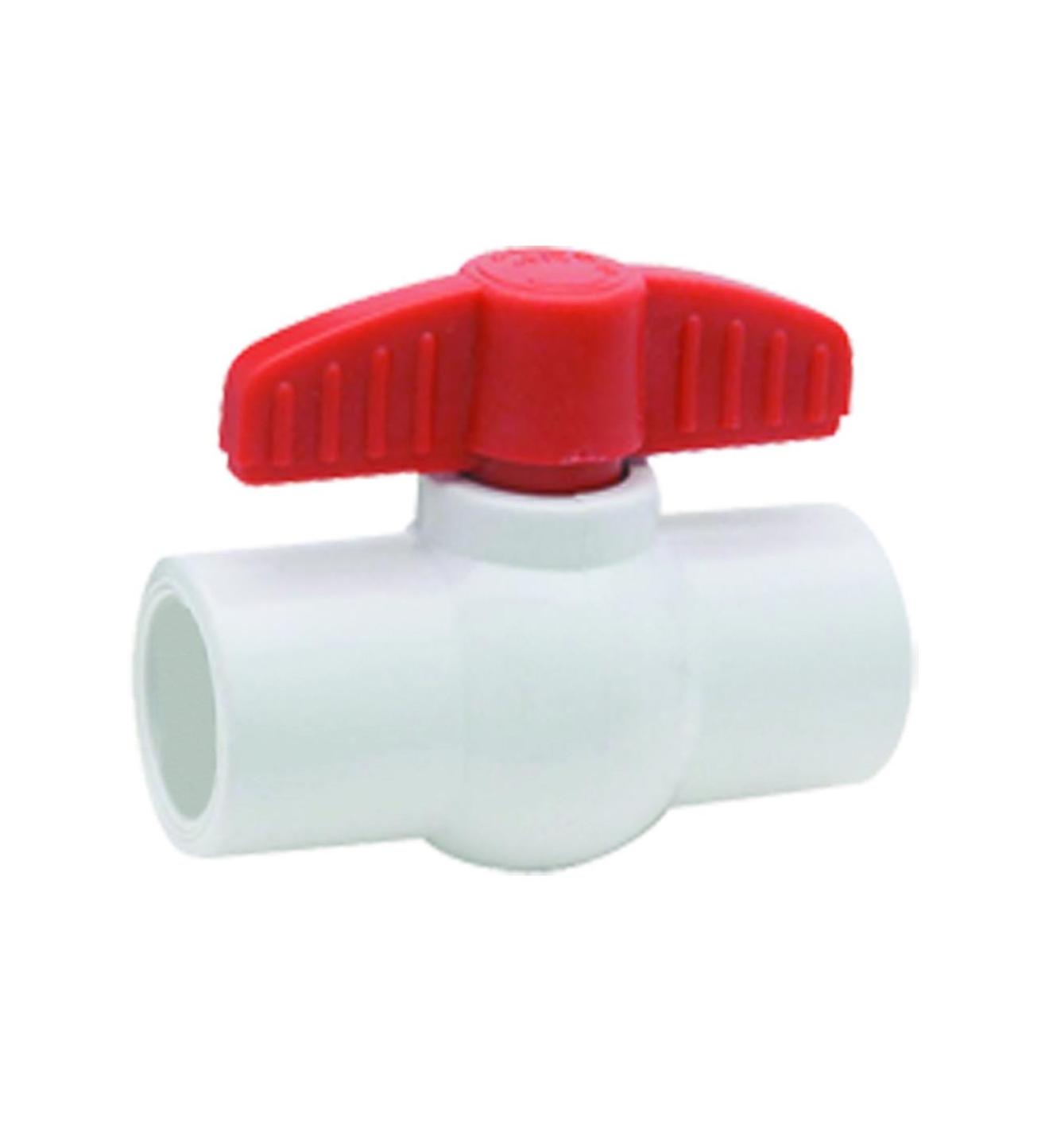 VALVULA ESFERA PVC HIDRAULICO 19MM CEMENTAR MARCA DICA
