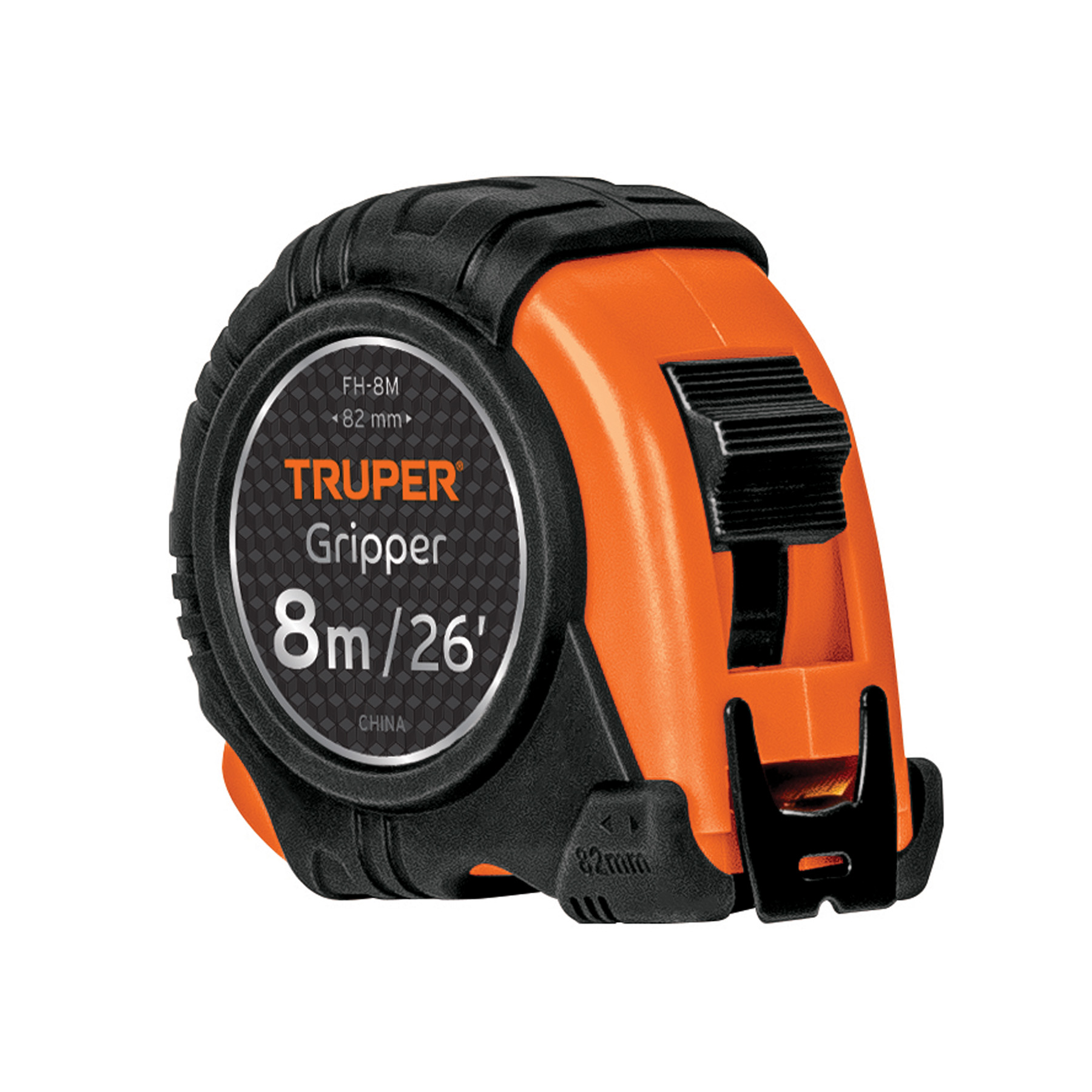 FLEXOMETRO GRIPPER CONTRA INPACTOS 8 M CINTA 25MM. TRUPERrnrn