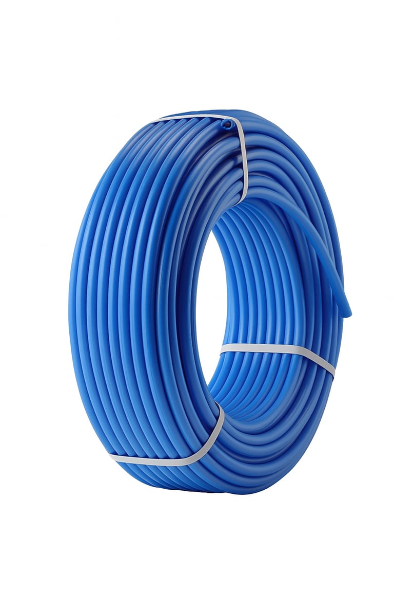 TUBO PERT AZUL HASTA 40C  1 ROLLO 100M MARCA BIOVALTIC