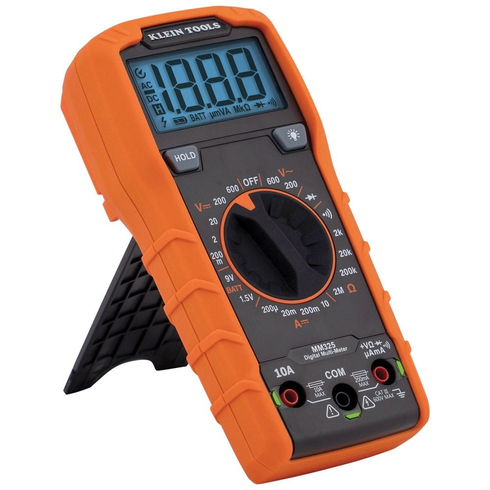 MULTIMETRO DIGITAL MANUAL 600V MOD MM325 MARCA TULMEX