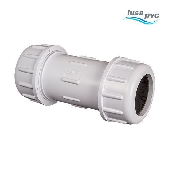 COPLE  PVC HIDRAULICO 13MM (1/2) MARCA IUSA