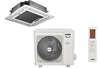 JUEGO MINISPLIT TRAIDENT SOLO FRIO INVERTER 2 TON 220/1/60 SEER 24 R 410A MARCA SEER