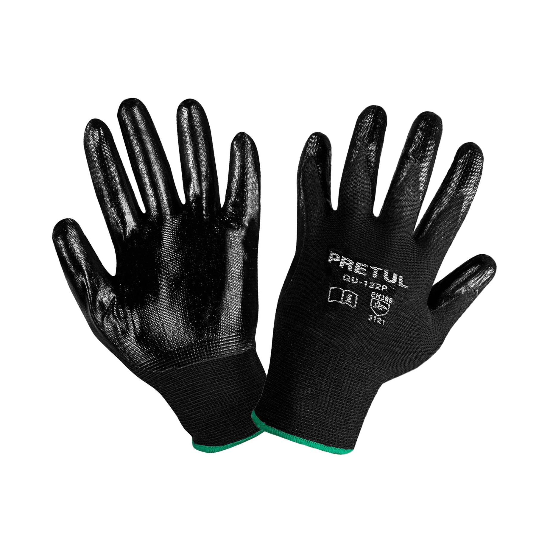 GUANTES DE NYLON RECUBIERTO DE NITRILO M PRETUL MARCA PRETUL