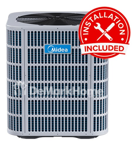 JUEGO HIGHWALL MIDEA 2 TON. ON OFF SOLO FRIO 220/1/60 R 410A MARCA MIDEA
