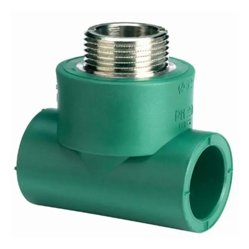 TEE PPR ROSCA CENTRAL MACHO 25 X 3/4 TUBOPLUS MARCA ROTOPLAS
