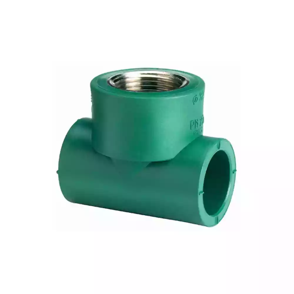 TEE PPR ROSCA CENTRAL HEMBRA 20 X 1/2 TUBOPLUS MARCA ROTOPLAS