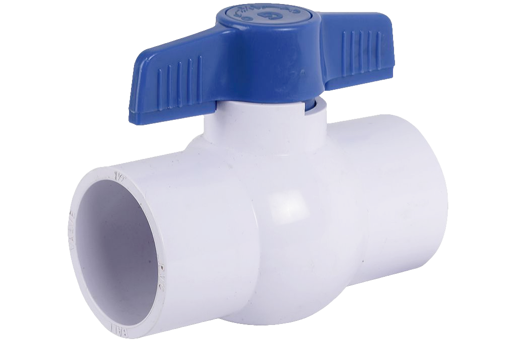 VALVULA BOLA PVC CEMENTAR 13MM MARCA AMANCO