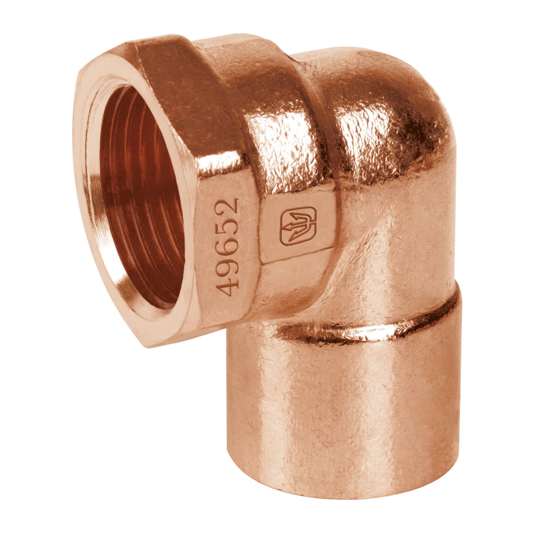CODO 90 CU 13MM (1/2) ROSCA INTERIOR MARCA TRUPER