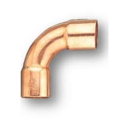 CODO 90 CU CXC 06MM (3/8) RADIO LARGO MARCA  GD COOPER