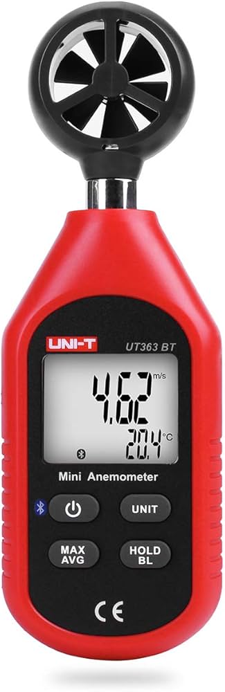 ANEMOMETRO DIGITAL CON BLUETOOTH MCA UNI T MARCA  UNIT-T