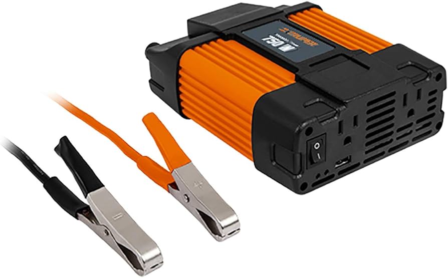 INVERSOR DE CORRIENTE DE 750W CON PUERTOS USB MARCA TRUPERrn