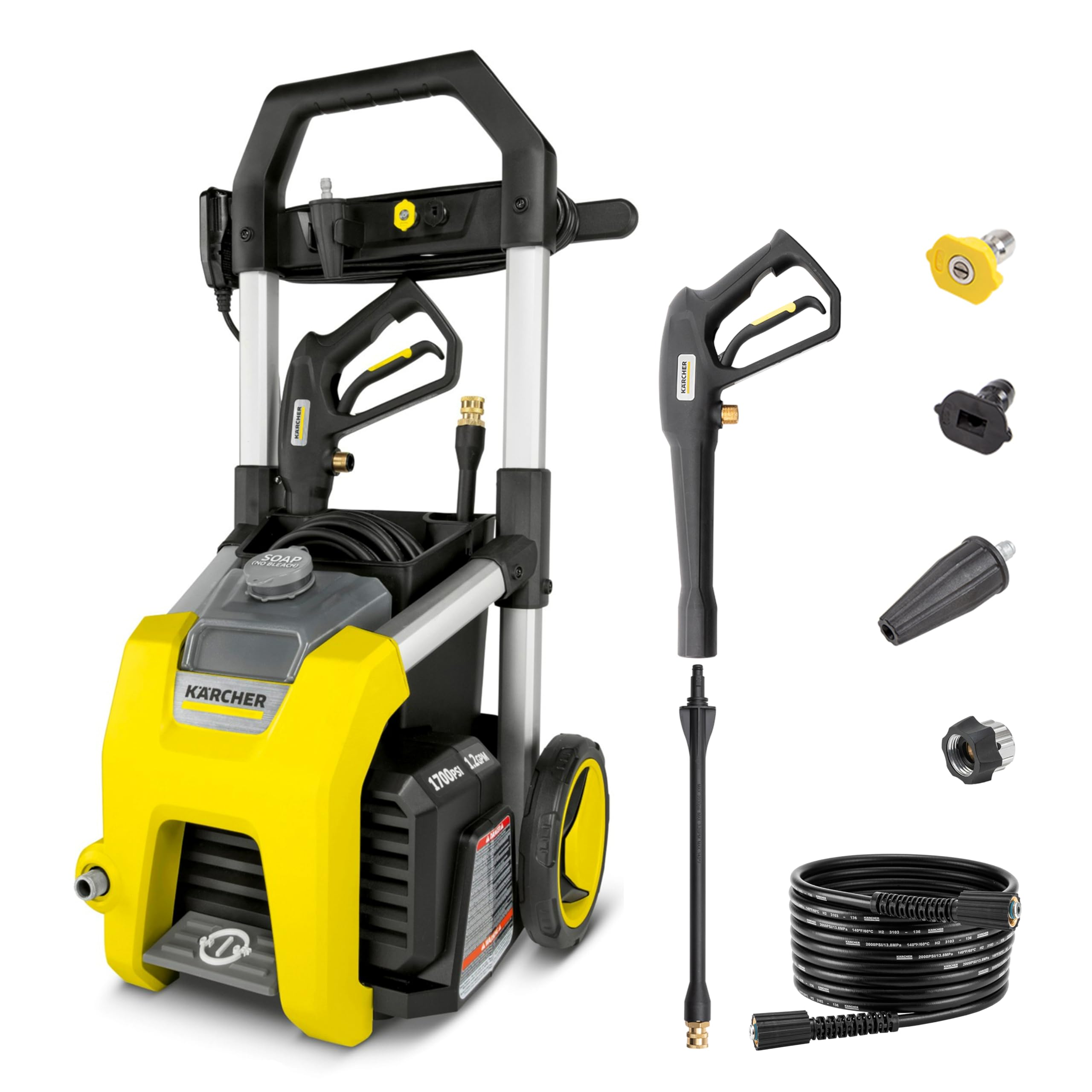 HIDROLAVADORA ELECTRICA 1700PSI K3 CAR-KITrn