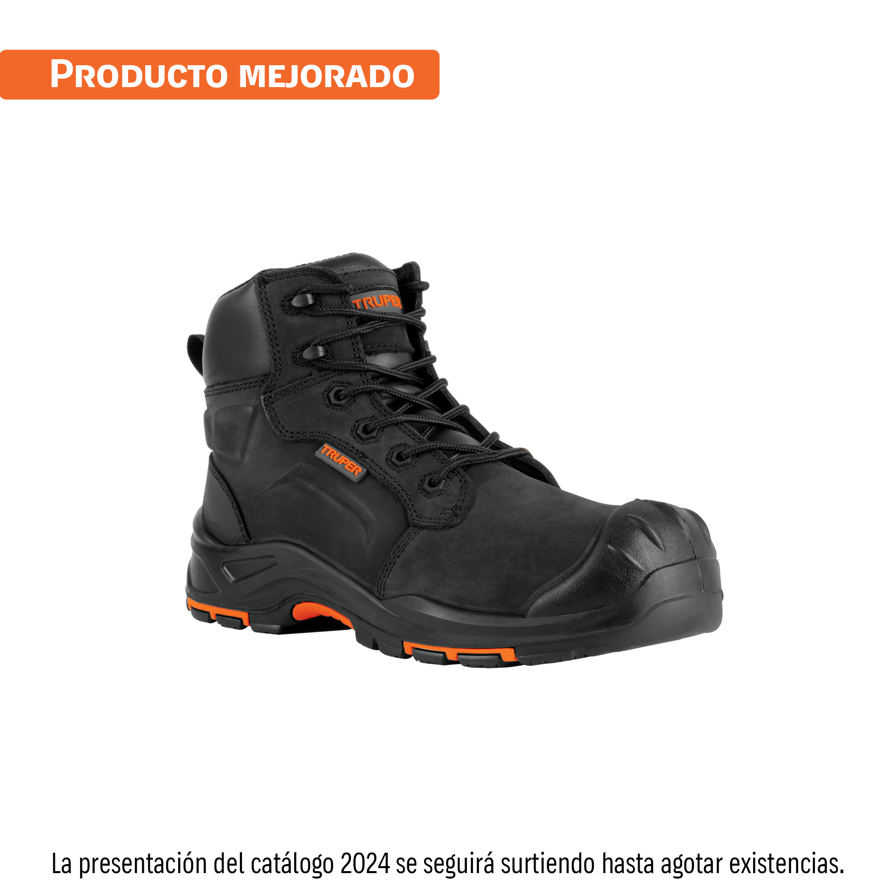 BOTAS DE SEGURIDAD CAFE #26 DIELECTRICA ANTIFATIGA MARCA TRUPER