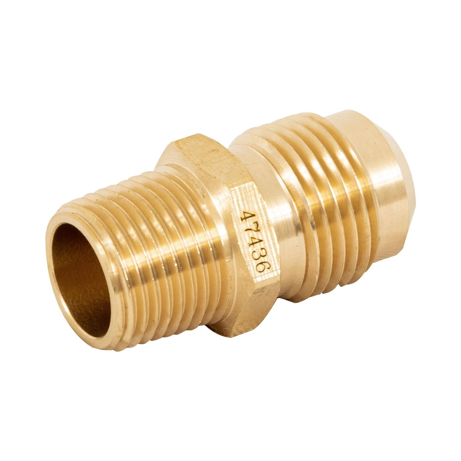 NIPLE TERMINAL DE LATON 3/8 X 1/4 MARCA FOSET