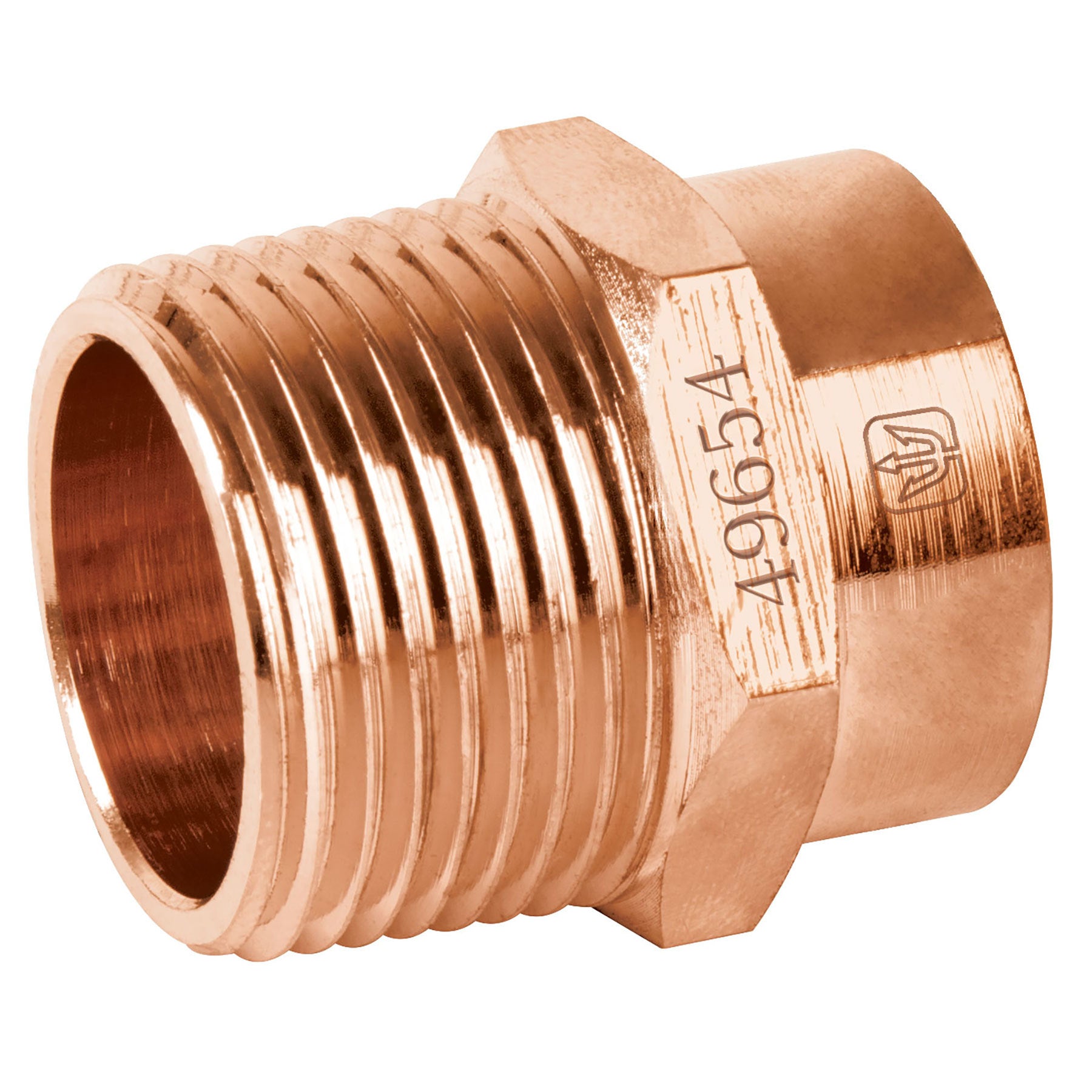 CONECTOR CU ROSCA EXTERIOR 19MM (3/4) MARCA FOSET