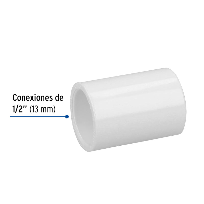 COPLE  PVC HIDRAULICO 25MM (1) MARCA FOSET