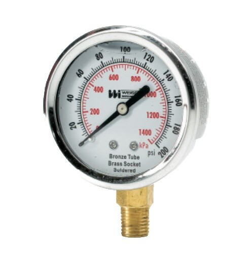 MANOMETRO TRERICE 0 100 PSI MARCA GB
