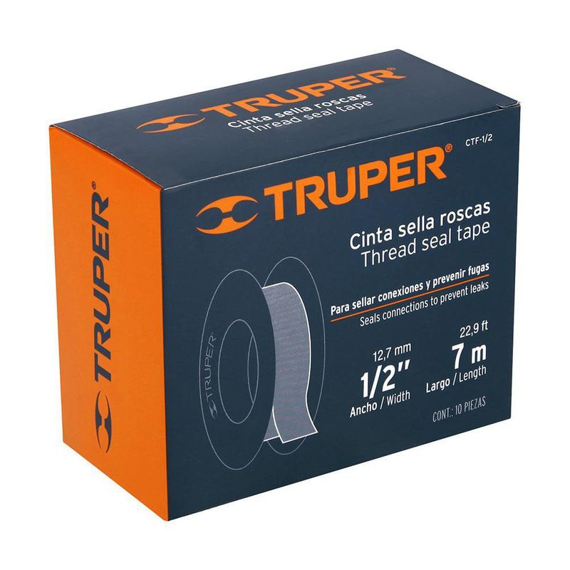 CINTA TEFLON 1 X 07M USO GRAL MARCA  TRUPER