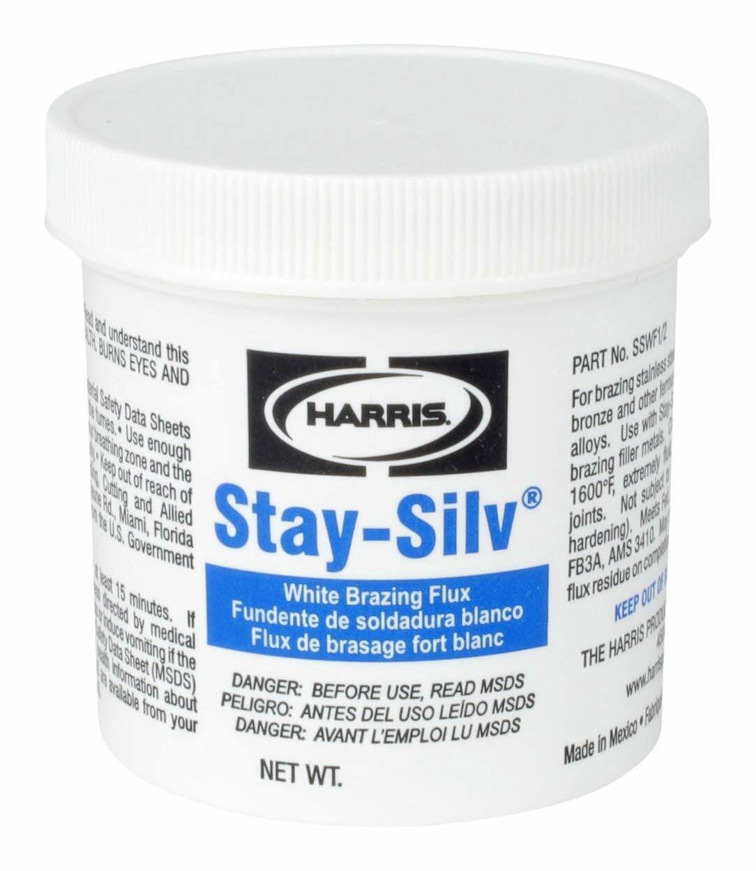 FUNDENTE BLANCO STAY SILV 1/2LB 227G HARRIS MARCA HARRIS