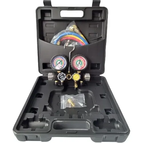 MANIFOLD C/MIRILLA R134A / R404A / R410 MARCA GB