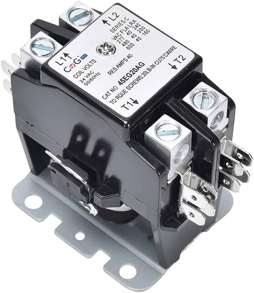 CONTACTOR 2 POLOS 24V 40AMPERES GB XQ04CC MARCA GB