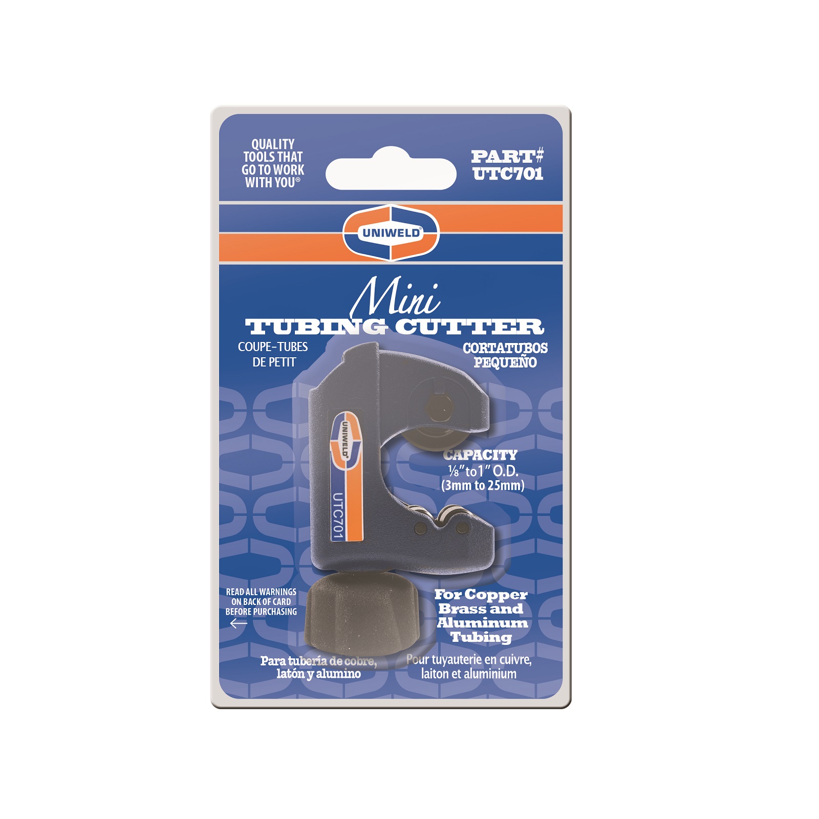 MINICORTADOR DE TUBO 1/8   1 MARCA UNIWELD