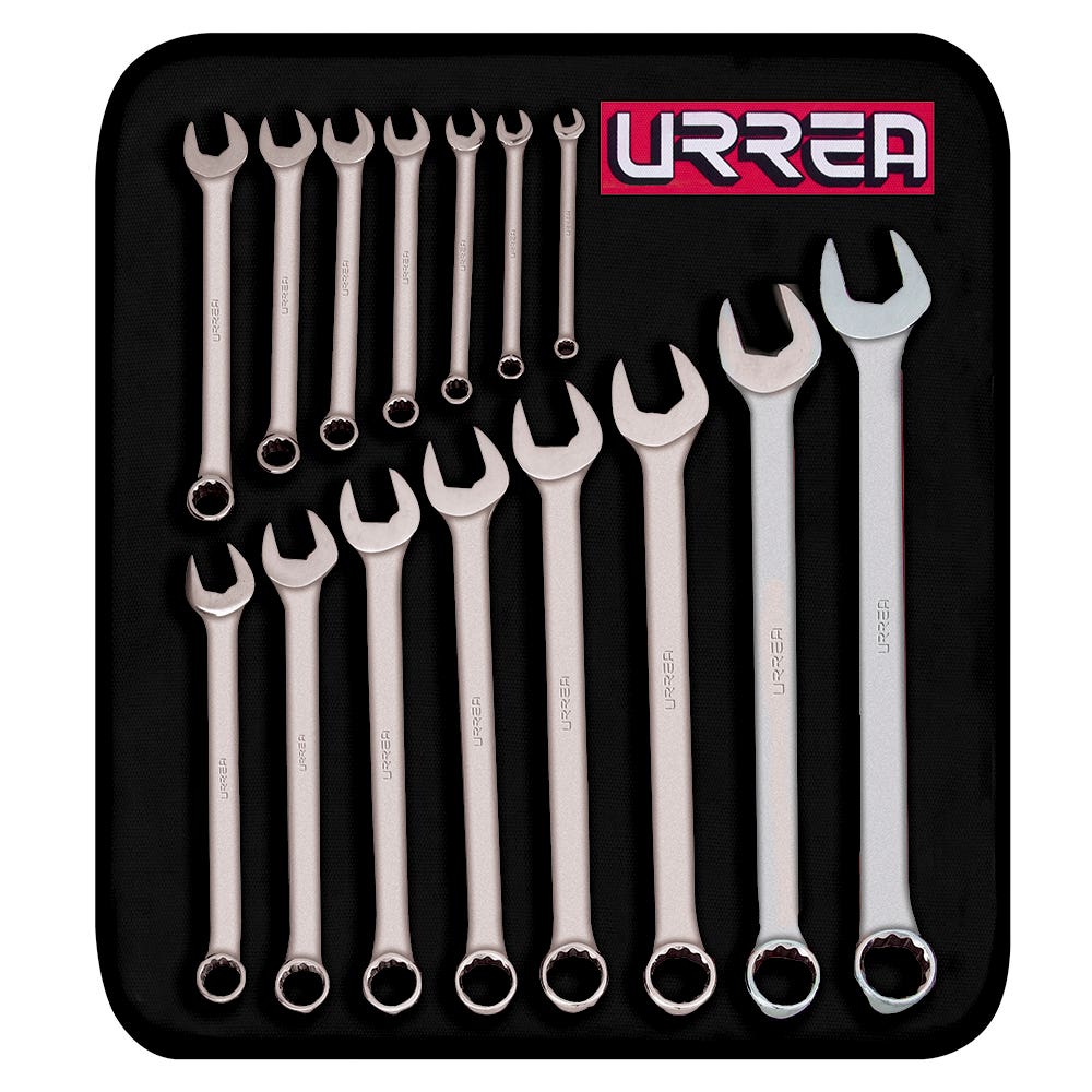 JUEGO DE LLAVES COMBINADAS 15 PZAS URREArn