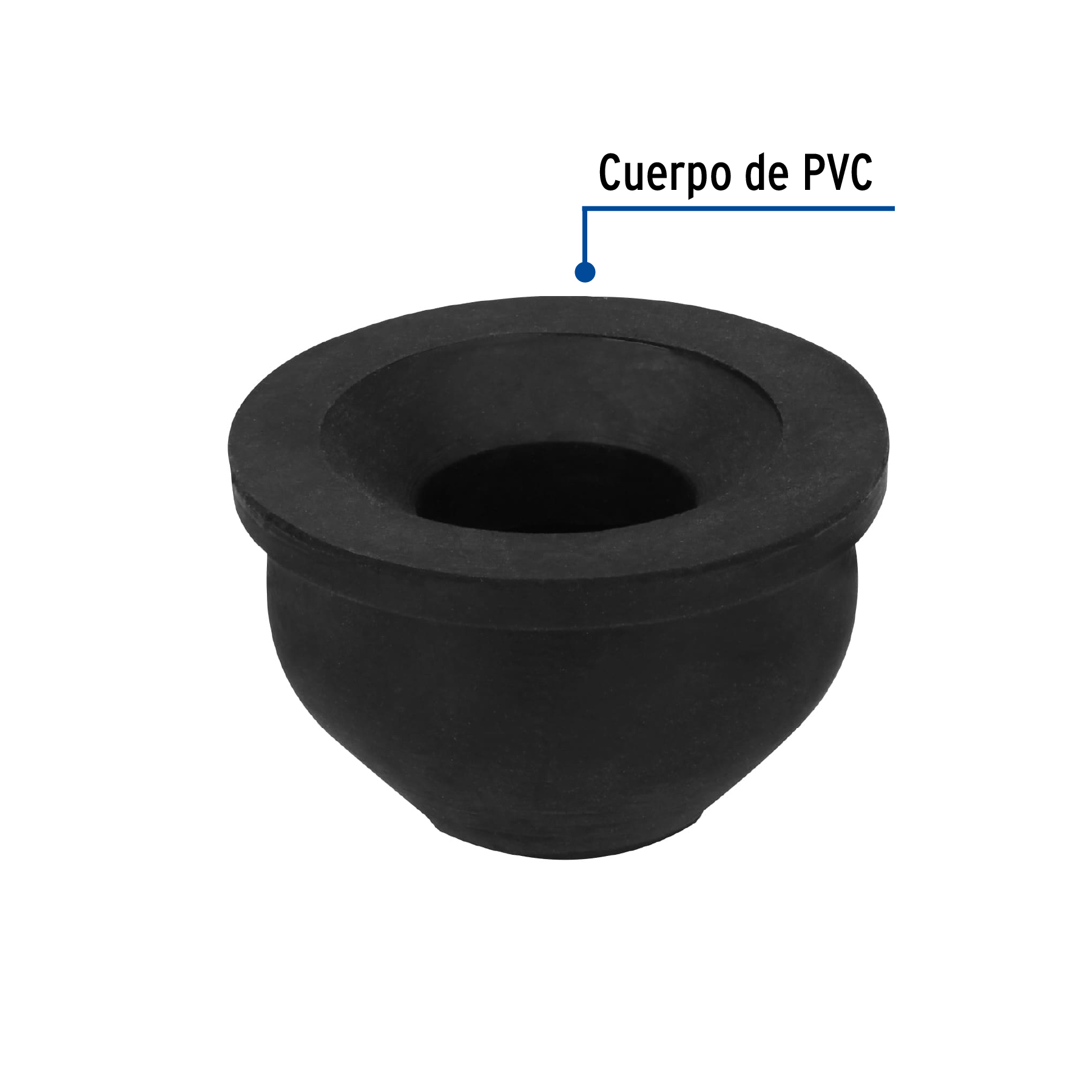 CHUPON DE PVC P/FREGADERO 2 - 1 1/4 MARCA FOSET