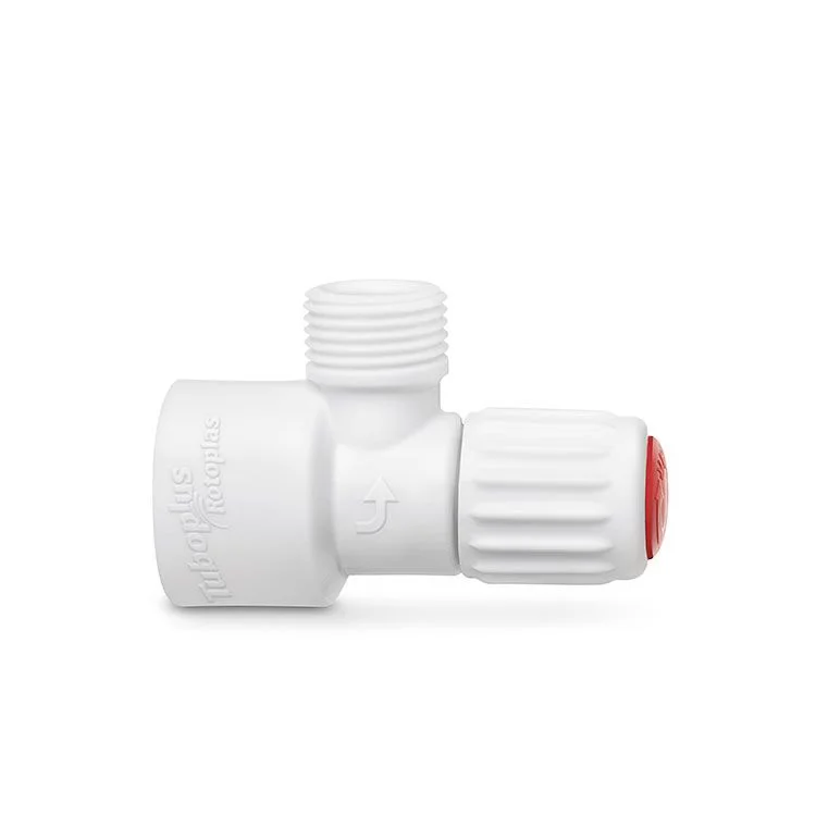 VALVULA ANGULAR ROSCABLE TP-200620 1/2 MARCA ROTOPLAS