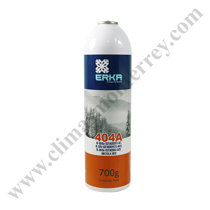 LATA  REFRIGERANTE R404 A 700 G MARCA ERKA