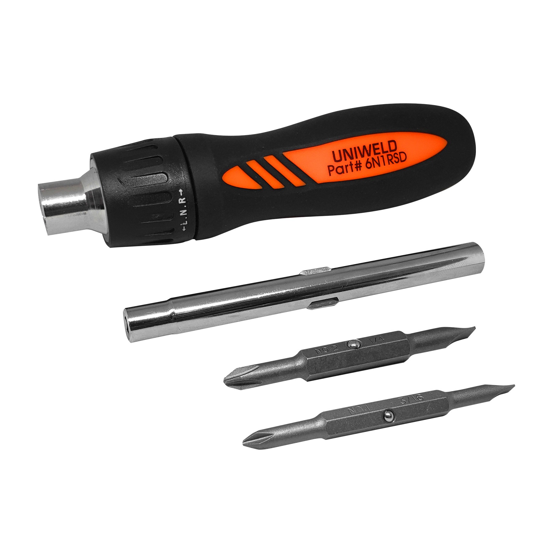 DESTORNILLADOR DE TRINQUETE 6 EN UNO MARCA UNIWELD